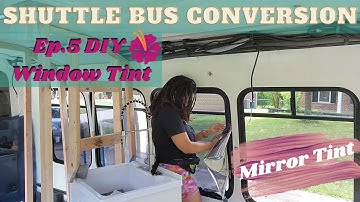 Shuttle Bus Conversion | DIY Window Tint