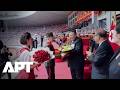 Kim Jong Un Joins Thousands Of Children At Grand Pyongyang Celebration Marking KCU Anniversary | APT