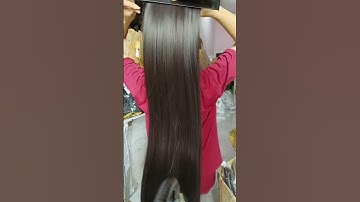 Cận cảnh em tóc thanh quấn dài qua mông #toccot