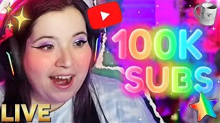 HITTING 100K SUBSCRIBERS ON STREAM!