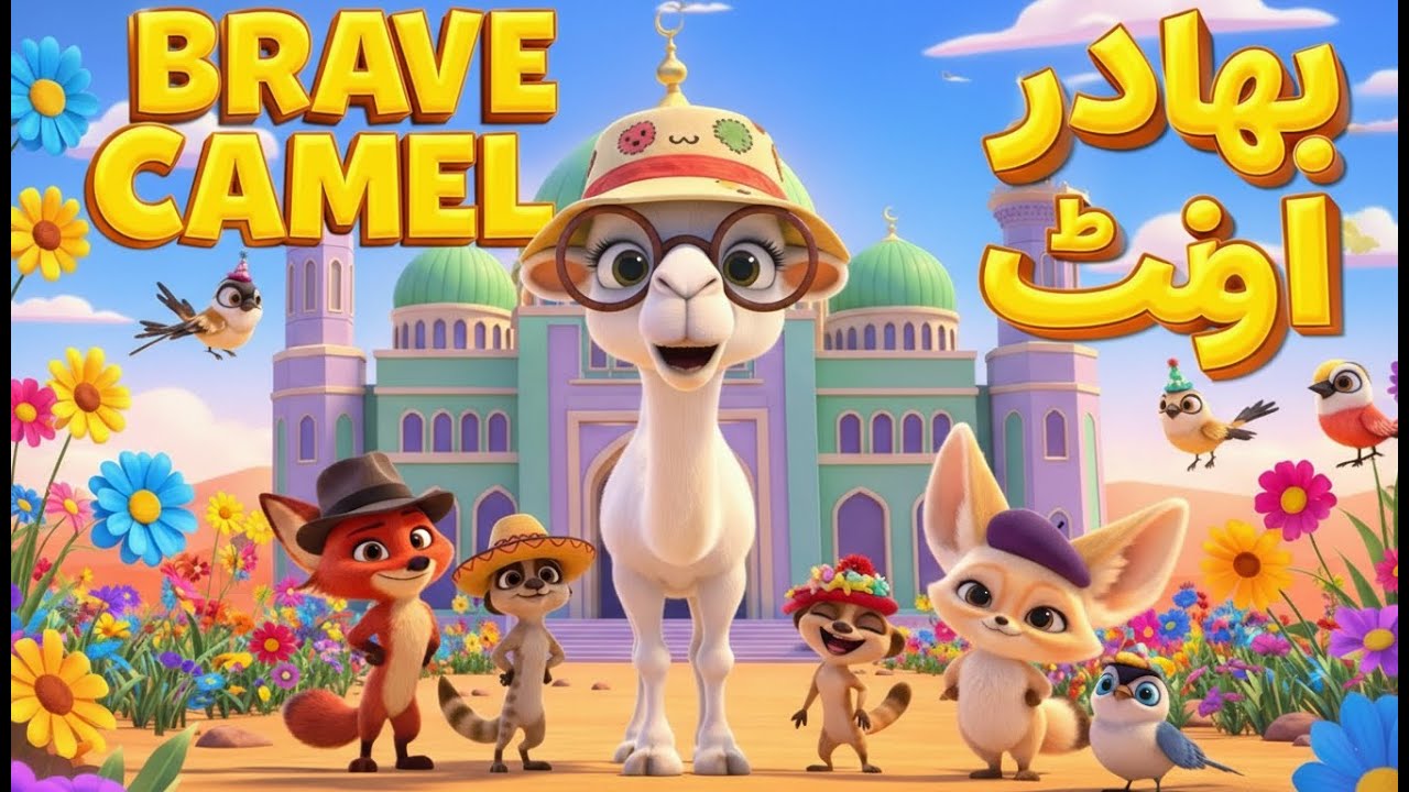 Shabu The Brave Camel 🐪 | Islamic Kids Story in Urdu | Moral Story for Children | Desert Hero