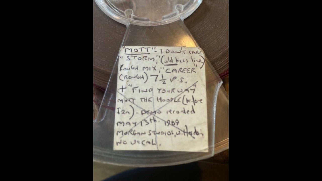Sean Buckley and The Breadcrumbs Everybody Knows Master Tape