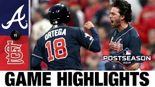 Swanson, Duvall lead Braves to dramatic NLDS Game 3 win | Braves-Cardinals Game Highlights