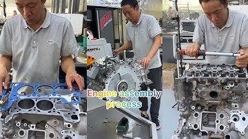 Audi EA839 Engine assembly process / How to repair engine 