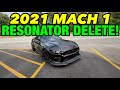 2021 Ford Mustang MACH 1 V8 DUAL EXHAUST w/ RESONATOR DELETE!
