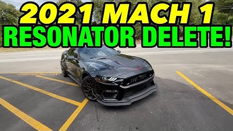 2021 Ford Mustang MACH 1 V8 DUAL EXHAUST w/ RESONATOR DELETE!