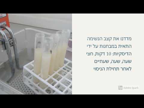 ביוחקר - השפעת הטמפרטורה על קצב הנשימה התאית בשמרים