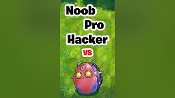 PVZ Fusion - Noob vs Pro vs Hacker - Super Mechanical Bowling Ball #pvz #memes #shorts