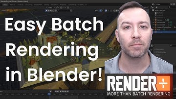 Easy batch rendering in Blender!  With paid add-on Render+