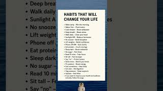 21 Simple Habits That Can Improve Your Health, Focus & Daily Life 🌿