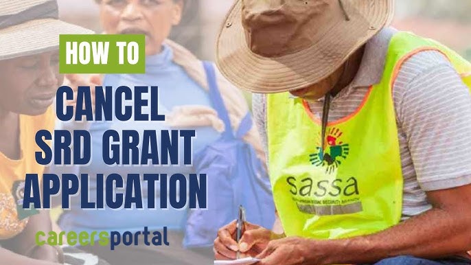 How To Cancel Sassa R350 Grant Application | Careers Portal - YouTube