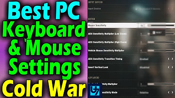 Best Keyboard And Mouse Settings Cold War (PC)