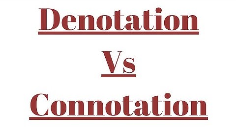 Denotation vs Connotation / Difference explained in Hindi with Handwritten notes