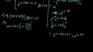 CT1 Actuarial - Force of Interest Sept '02 - 13 Marks