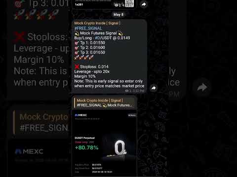 Thumbnail for Today Crypto Signal Profit 🤑 Daily Free Single 👇#Trading #Crypto #BtcUpdate