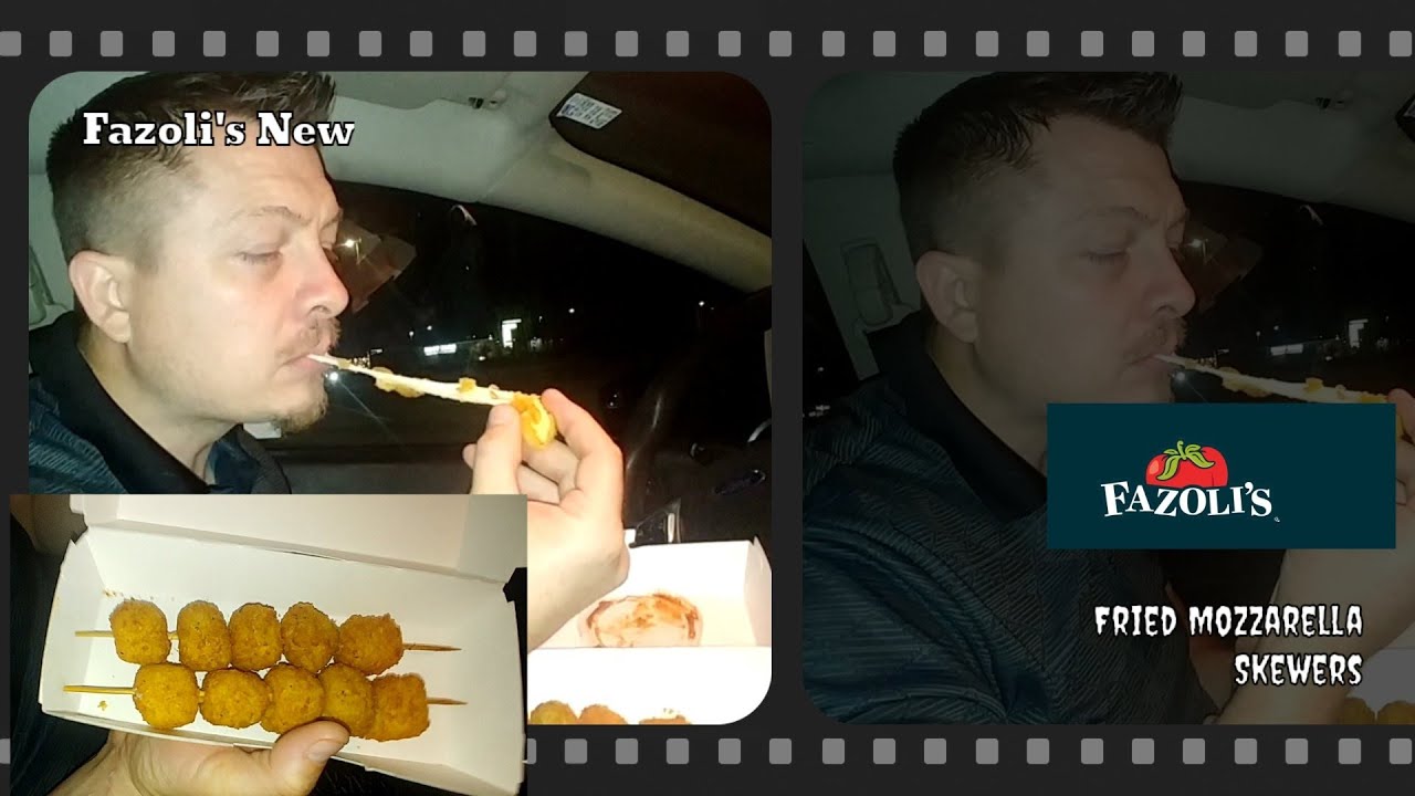Fazoli's New Fried Mozzarella Skewers YouTube