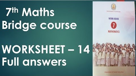7th bridge course maths worksheet 14 full answers hiba maths