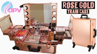 OPV Beauty Rose Gold Makeup Train Case Review