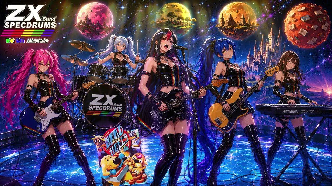 ZX SPECDRUMS Band - Head Over Heels - YouTube