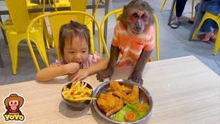 Ai Tran takes YoYo JR to eat fried chicken
