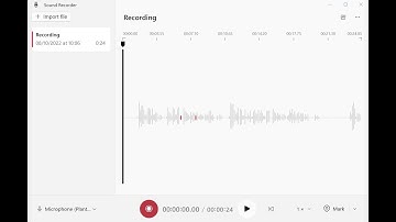 Windows 11 Speech Recognition and Sound Recorder