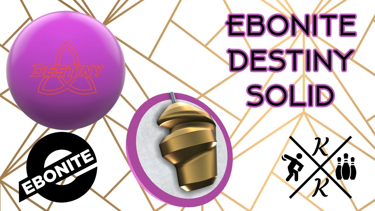 Ebonite Destiny Solid Bowling Ball Review By Kyle Kessler Youtube
