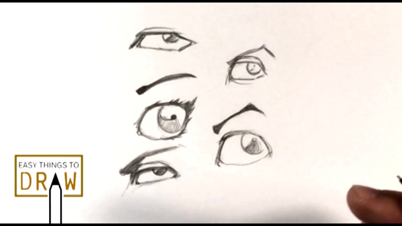 How To Draw Different Eye Types Easy Things To Draw For Beginners