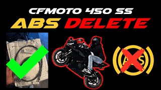 CFMOTO 450SS ABS DELETE