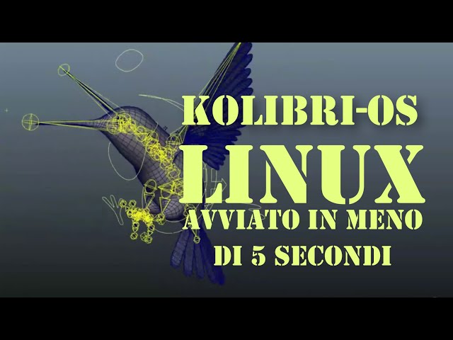 KolibriOS: super leggero e super veloce KolibriOS: super leggero e super veloce