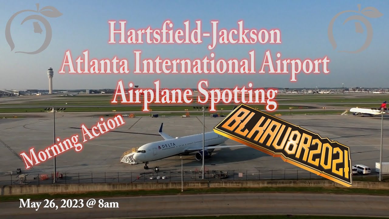 Morning Action / Hartsfield Jackson Atlanta International Airport Plane Spotting from my hotel