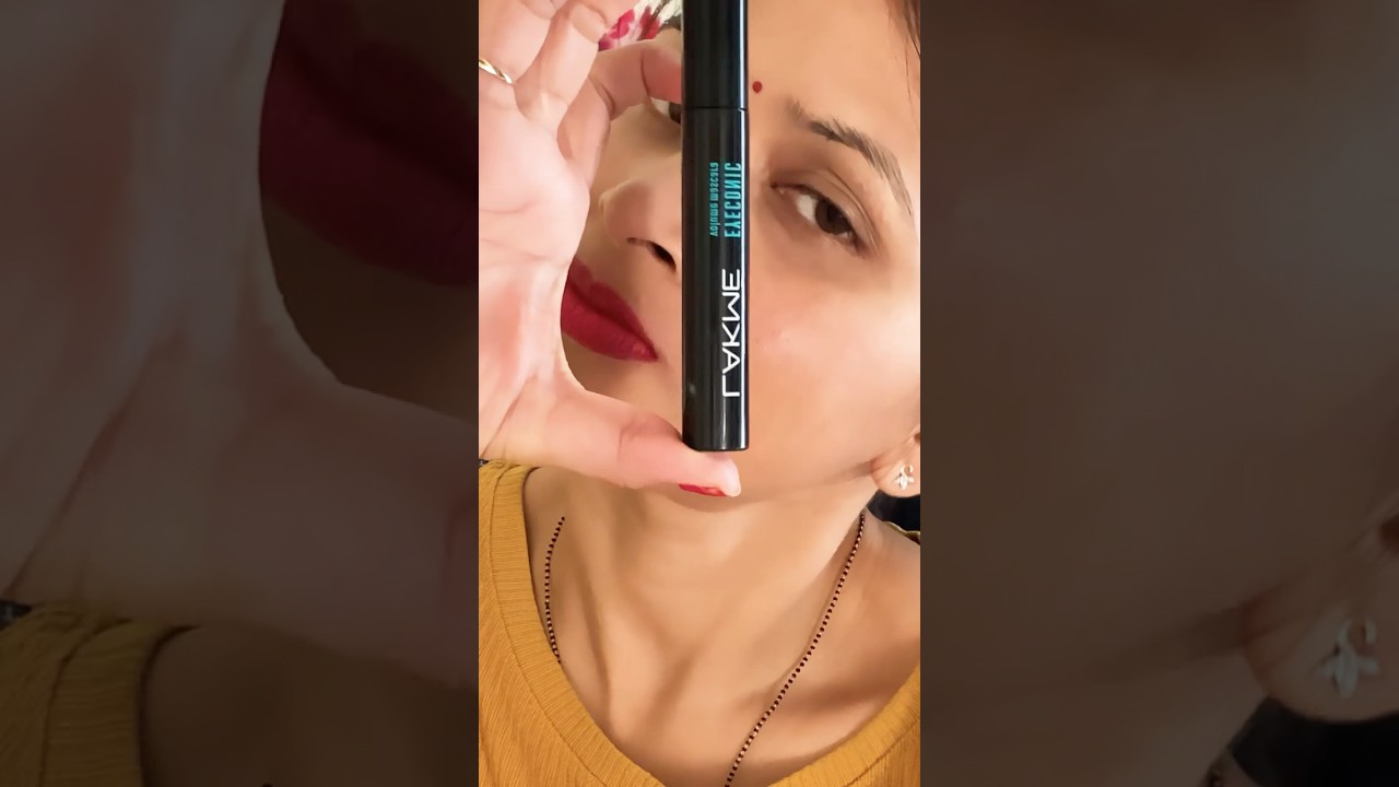 LAKME 9 to 5 Eyeconic volume Mascara✌️#lakme #mascara #cosmetics #makeup #beauty #cosmetics #shorts