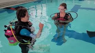 Kiya Simmons: partial flooding and clearing the mask for NAUI instructor trainer course