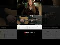 I'm With You - Avril Lavigne - Fingerstyle Guitar TAB #Shorts
