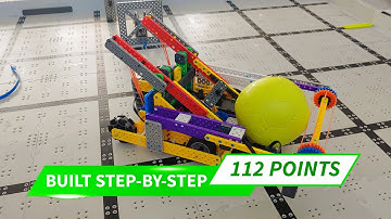 112 points - STEP-BY-STEP INSTRUCTIONS VEX IQ Rapid Relay "Super-Swish" catapult robot by Ben Lipper