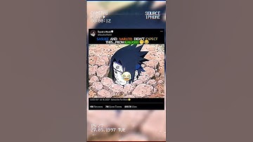 SASUKE AND NARUTO DIDN
