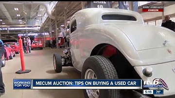 Mecum Auction: Tips on buying a used car