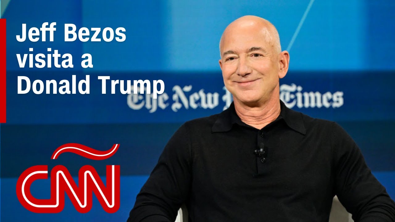 Jeff Bezos se reúne con Donald Trump en Mar-a-Lago