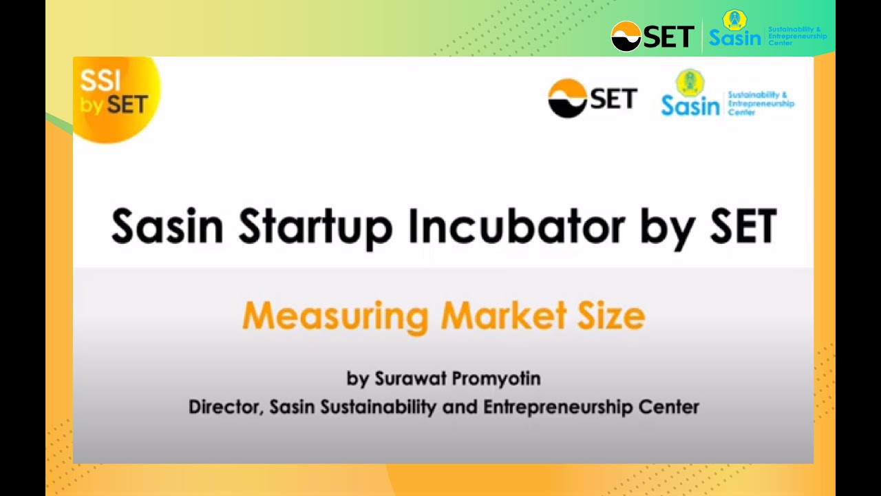 market share คือ  Update  Measuring Market Size | e-Learning โครงการ SSI (Sasin X SET)