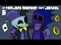 If MAJIN SONIC Met JEVIL (FnF Animation as DELTARUNE)