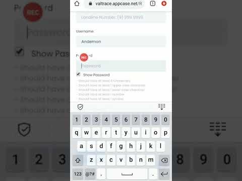 HOW TO REGISTER QR CODE,IN VALTRACE APP