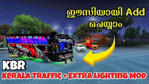 How To Add Kbr Kerala traffic + lighting mod in    bus simulator Indonesia | Sreyas Yatheendran