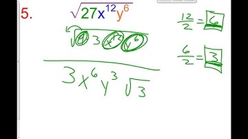 5 5 Day 2 Simplifying Radicals with variables
