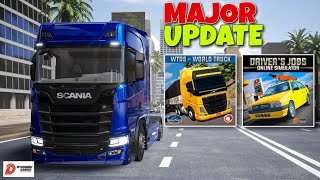 UPCOMING UPDATE | World Truck Driving Simulator and Drivers Jobs Online Simulator by Dynamic Games screenshot 4