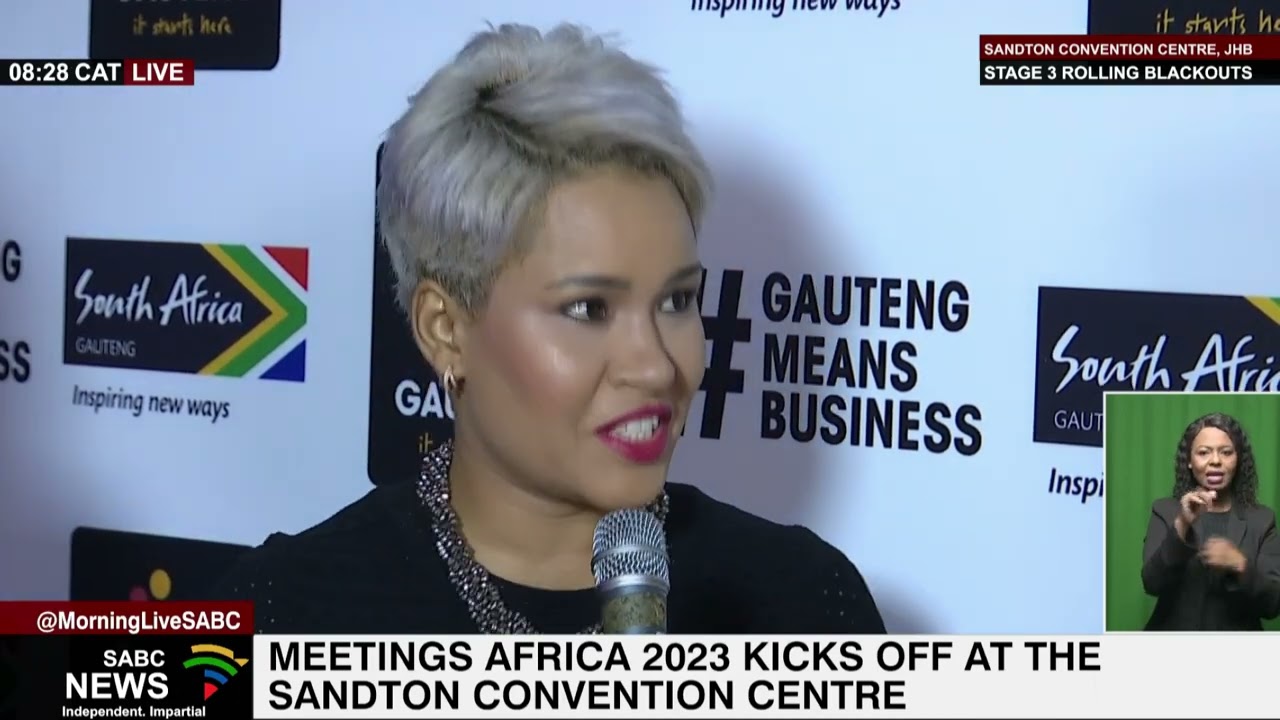 ⁣Meetings Africa 2023 | South Africa is back in business: Gauteng Economic Development MEC