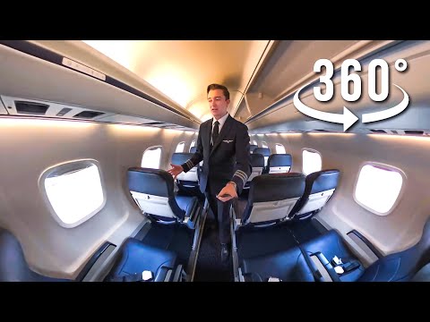 Step Inside The ERJ-145 (FULL Tour In 4K VR!)