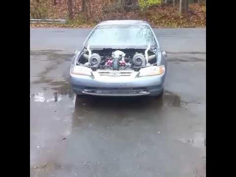 Honda Accord twin turbo - YouTube