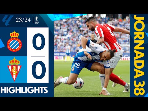 ⚽ RESUMEN J38 | Espanyol 0-0 Sporting | #LaLigaHighlights