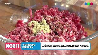 Hamburguesas caseras a la parrilla  Morfi