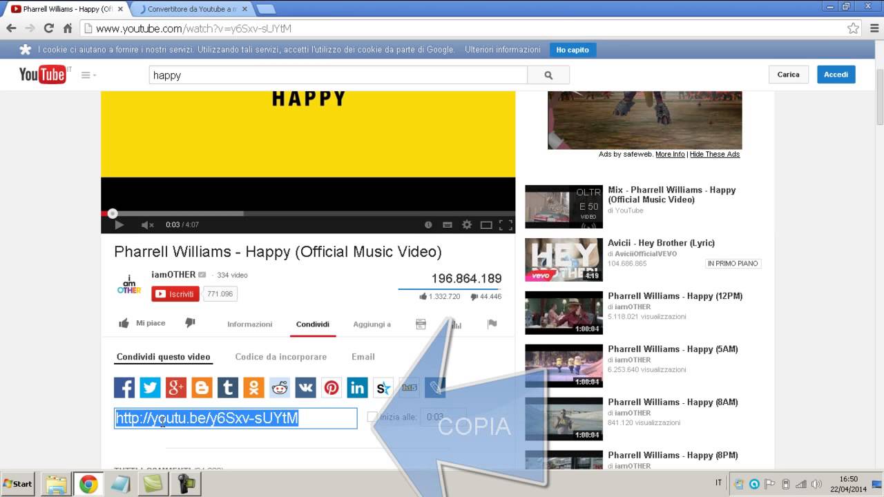 COME SCARICARE UNA CANZONE DA YOUTUBE!! YouTube COME SCARICARE UNA CANZONE DA YOUTUBE!! YouTube