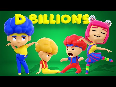 Chicky, Cha-Cha, Lya-Lya, Boom- Boom dengan Pahlawan Baru | D Billions Lagu Anak-Anak